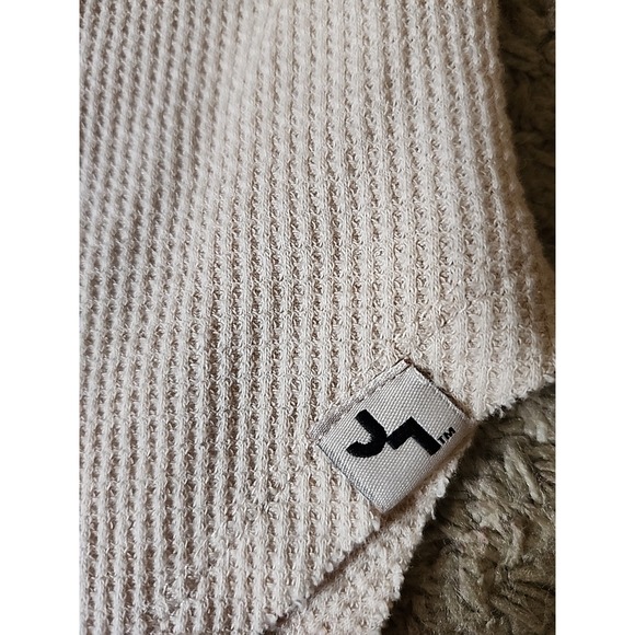 JoyLab Women's Top Size Large Waffle Long Sleeve Loose Fit Beige Size XL NWT - Picture 10 of 10